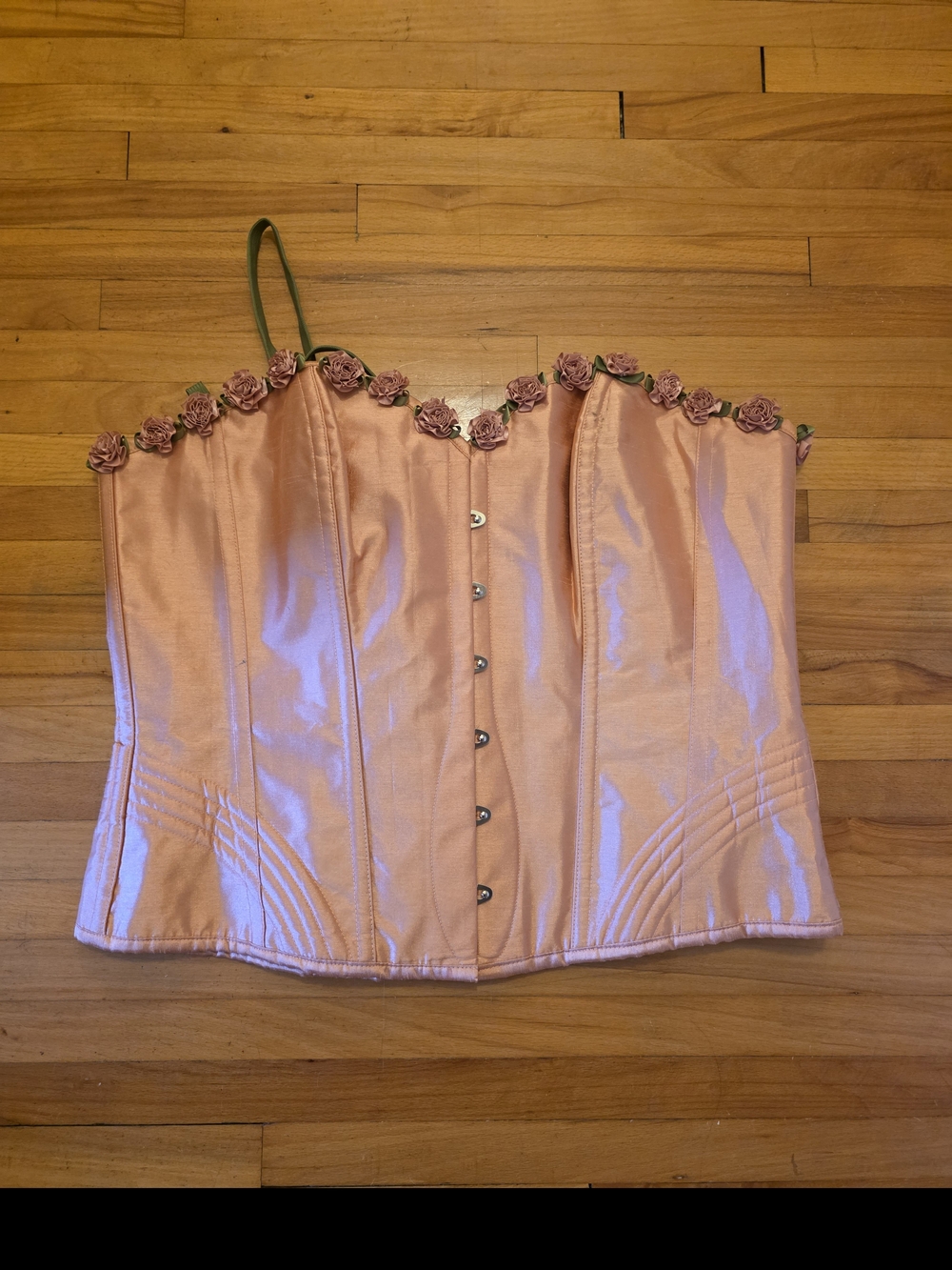 Pink Floral Corset